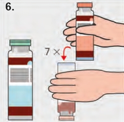 Anleitung zur Abnahme von Blutkulturen bei Erwachsenen mit Hilfe von Spritze und Kanüle Bild 6